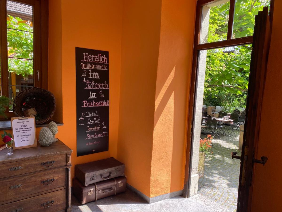 Gasthof Zum Storch Prichsenstadt Bagian luar foto