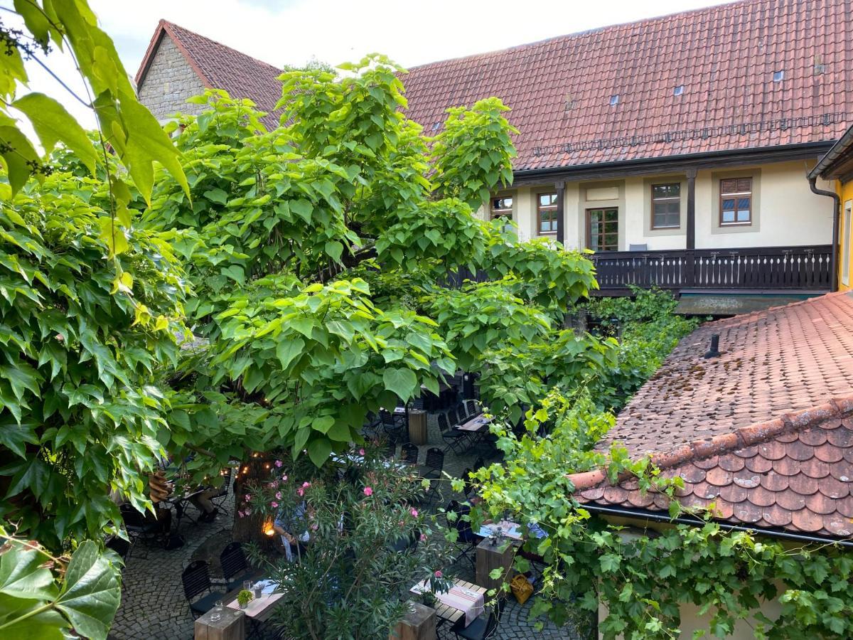 Gasthof Zum Storch Prichsenstadt Bagian luar foto