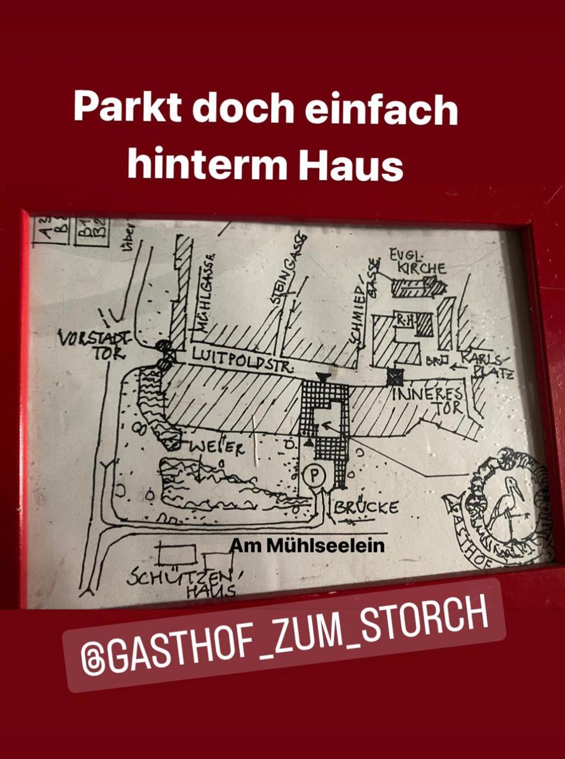 Gasthof Zum Storch Prichsenstadt Bagian luar foto