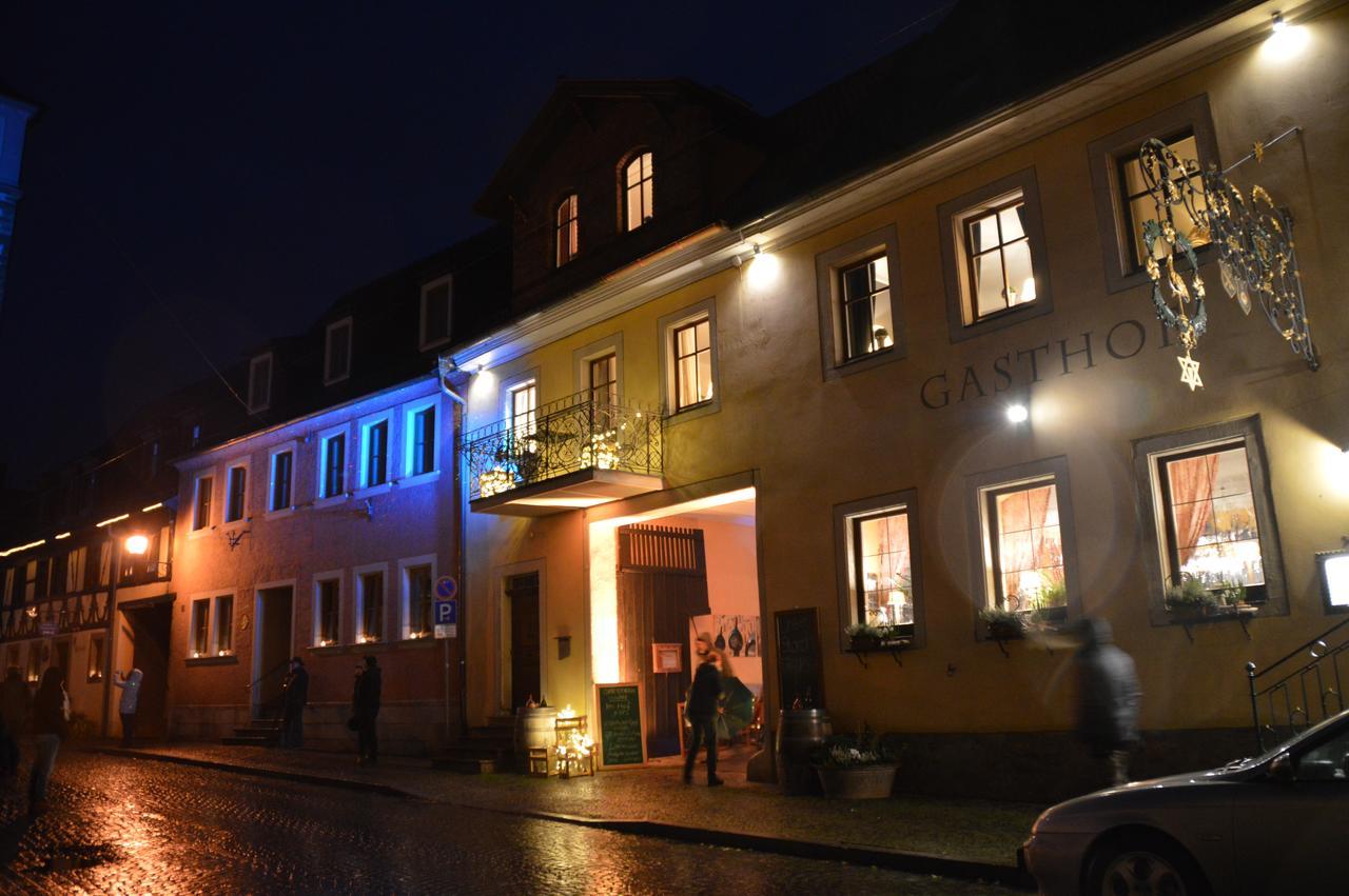 Gasthof Zum Storch Prichsenstadt Bagian luar foto